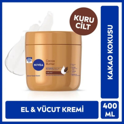 Nivea Cocoa Butter El Ve Vücut Bakım Kremi 400 ml - Nivea