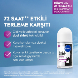 Nivea Deodorant Roll-On Black & White Authentic Kadın 50 ml - 3