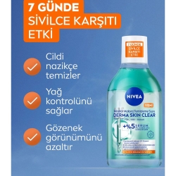 Nivea Derma Skin Clear Micellar Makyaj Temizleme Suyu 400ml - 5