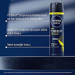 Nivea Erkek Sprey Deep Extreme 150 ml - 4