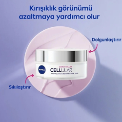 Nivea Expert Filler Yoğun Yaşlanma Karşıtı Gündüz Bakım Kremi 50ml - 3