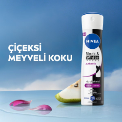 Nivea Invisible Black & White Clear Kadın Sprey Deodorant 250 ml - 6