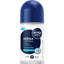 Nivea Men Derma Control Defend Roll-On Deodorant 50ml - Nivea