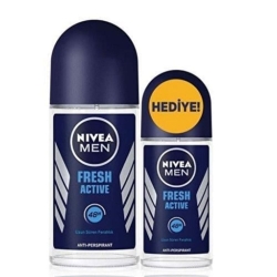 Nivea Men Fresh Active Erkek Roll-On 50ml + 25ml Set