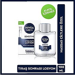 Nivea Men Hassas Alkolsüz After Shave Tıraş Losyonu 100 ml - Nivea