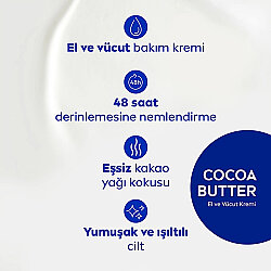 Nivea Nemlendirici Vücut Bakım Losyonu Cocoa Butter 200 ml - 4