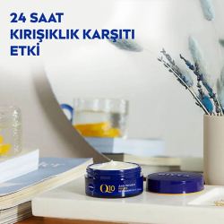 Nivea Q10 Cilt Sıkılaştırıcı Kırışıklık Karşıtı Yüz Gece Kremi 50ml - 2