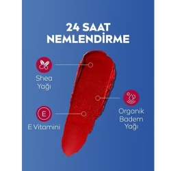 Nivea Kırmızı Renkli Dudak Bakım Kremi SPF30 4.8gr - Nivea (1)