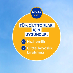 Nivea Sun 50+SPF Bebek ve Çocuklar İçin Güneş Koruyucu Vücut Spreyi 250 ml - Nivea (1)