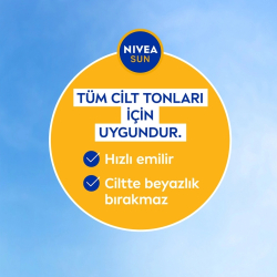 Nivea Sun Kids 50+SPF Çocuk Yüz ve Vücut Güneş Koruyucu Krem 100 ml - 3