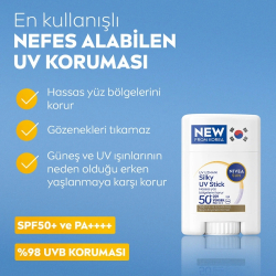 Nivea Sun Stick Yüz Güneş Kremi SPF50 Yüksek Güneş Korumalı 15 gr - 6