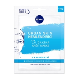 Nivea Urban Skin Nemlendirici 10 Dakika Kağıt Maske Hyaluronik Asit&Aloe Vera 