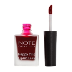 Note Happy Tint Lip & Cheek Dudak ve Yanak Renklendirici Likit Allık 02 Wild Cherry - Mor 