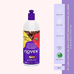 Novex My Curls Kıvırcık Saçlar İçin Bukle Belirginleştirici Durulanmayan Saç Bakım Kremi 500ml - Novex