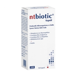 Ntbiotic Probiyotik İçeren Takviye Edici Gıda 90 Kapsül - Assos (1)