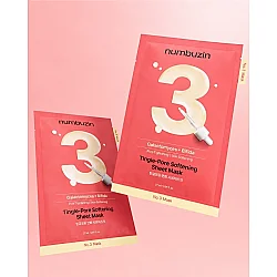 Numbuzin No 3 Tingle Pore Softening Sheet Maske Cildi Dengeleyen Aydınlatan Yaprak Maske 1 Adet - Numbuzin (1)
