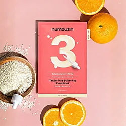 Numbuzin No 3 Tingle Pore Softening Sheet Maske Cildi Dengeleyen Aydınlatan Yaprak Maske 1 Adet - 3