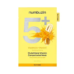 Numbuzin No 5 Glutathione Vitamin Concentrated Kağıt Maske 27ml 1 Adet