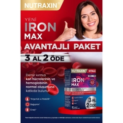 Nutraxin Iron Max Takviye Edici Gıda 3 Al 2 Öde 90 Tablet - 3