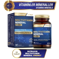 Nutraxin Multivitamin Mineral Enerji 60 Tablet