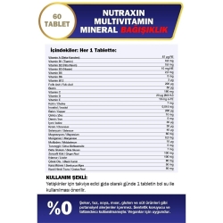 Nutraxin Multivitamin Mineral Immune 60 Tablet - 3