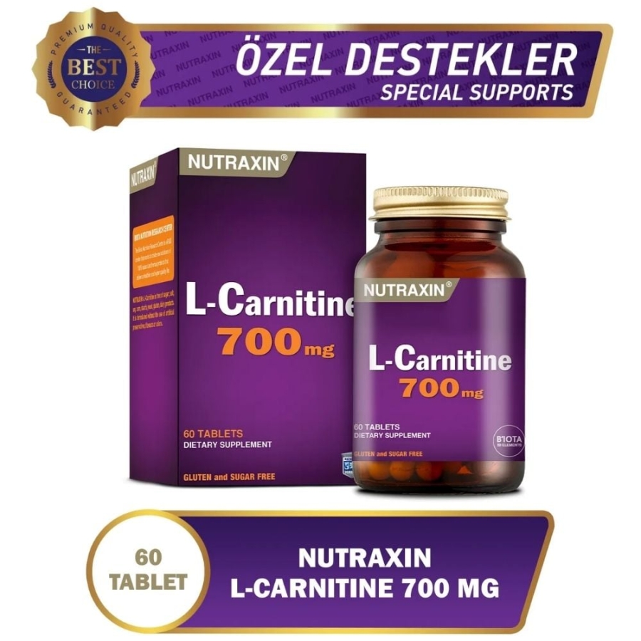 l carnitine kapsül Nutraxin Quick-Slim L-Carnitine 700mg 60 Best B12 Injection (Health BrandName: EuroMedica Flavor:Limeade