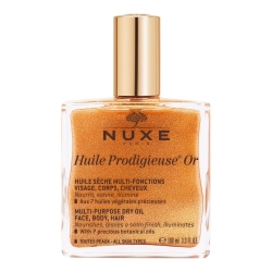 Nuxe Huile Prodigieuse Or Çok Amaçlı Altın Parıltılı Yüz Vücut & Saç Kuru Yağ 100ml - Nuxe (1)