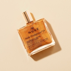 Nuxe Huile Prodigieuse Or Çok Amaçlı Altın Parıltılı Yüz Vücut & Saç Kuru Yağ 50ml - 4