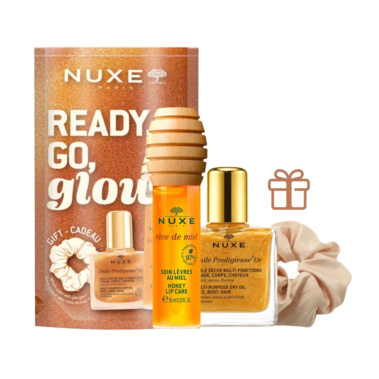 Nuxe Ready Go Glow Honey Bakım Seti