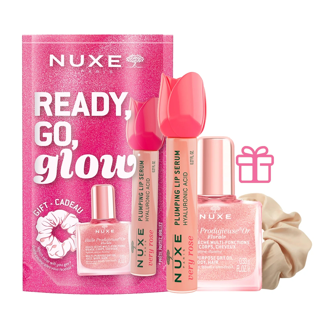 Nuxe Ready Go Glow Pembe Bakım Seti - Nuxe