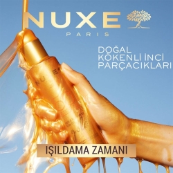 Nuxe Sun Altın Işıltılı Bronzlaştırıcı Yüz ve Vücut Güneş Koruyucu Yağ SPF50 150ml - 5