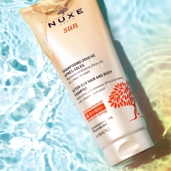 Nuxe Sun Eau Delicieuse Parfüm 100ml & Güneş Sonrası Şampuan 200ml Set - 3