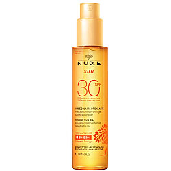 Nuxe Sun Huile Bronzante SPF30 Bronzlaştırıcı Yüz ve Vücut Yağı 150ml - Nuxe