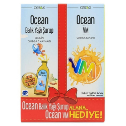 Orzax Ocean Balık Yağı Şurubu 150 ml + VM Şurup 150 ml İkili Paket