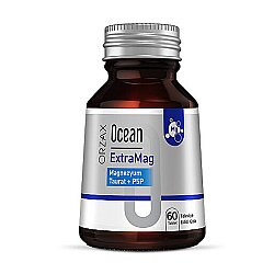 Orzax Ocean ExtraMag Magnezyum Taurat+P5P Takviye Edici Gıda 60 Tablet - Orzax