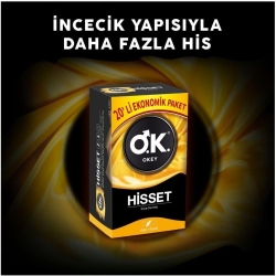 Okey Hisset Prezervatif Ekonomik 20'li - 2