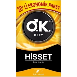 Okey Hisset Prezervatif Ekonomik 20'li