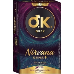 Okey Nirvana Sens+ Prezervatif 8'li