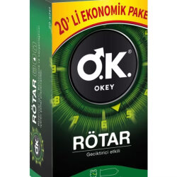 Okey Rötar Max Prezervatif 20 Adet - Okey (1)