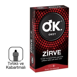 Okey Prezervatif Zirve Tırtıklı 10lu 