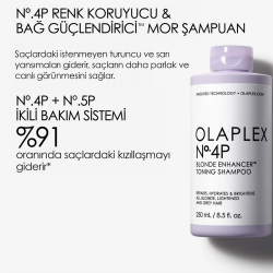 Olaplex No.4P Blonde Renk Koruyucu & Bağ Güçlendirici Mor Şampuan 250ml - 2