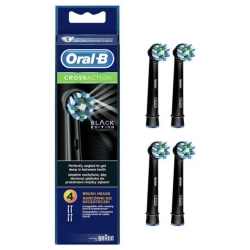 Oral-B Cross Action Siyah Diş Fırçası Yedek Başlığı 4 Adet - Oral-B (1)