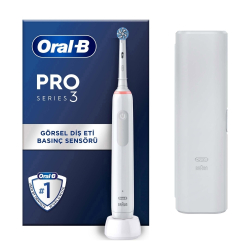 Oral-B Pro 3 3500 Şarj Edilebilir Diş Fırçası - Beyaz - Oral-B