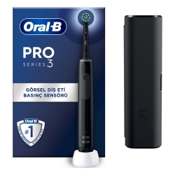 Oral-B Pro 3 3500 Siyah Şarjlı Diş Fırçası