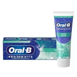Oral-B Pro 3D White Hafif Nane Diş Macunu 75 ml - Oral-B