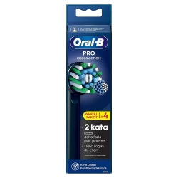 Oral-B Pro Cross Action X-Filament Siyah Şarjlı Diş Fırçası Yedek Başlığı 4 Adet - 2