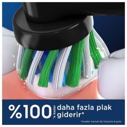 Oral-B Pro Cross Action X-Filament Siyah Şarjlı Diş Fırçası Yedek Başlığı 4 Adet - 3