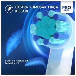 Oral-B Pro Kids Frozen Şarjlı Diş Fırçası Yedek Başlığı 2 Adet - 5