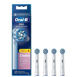 Oral-B Sensitive X-Filament Şarjlı Diş Fırçası Yedek Başlığı 4 Adet