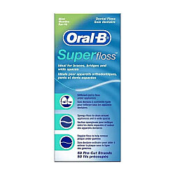 Oral B Superfloss Dişipi- İmplantlar ve Teller - Oral-B